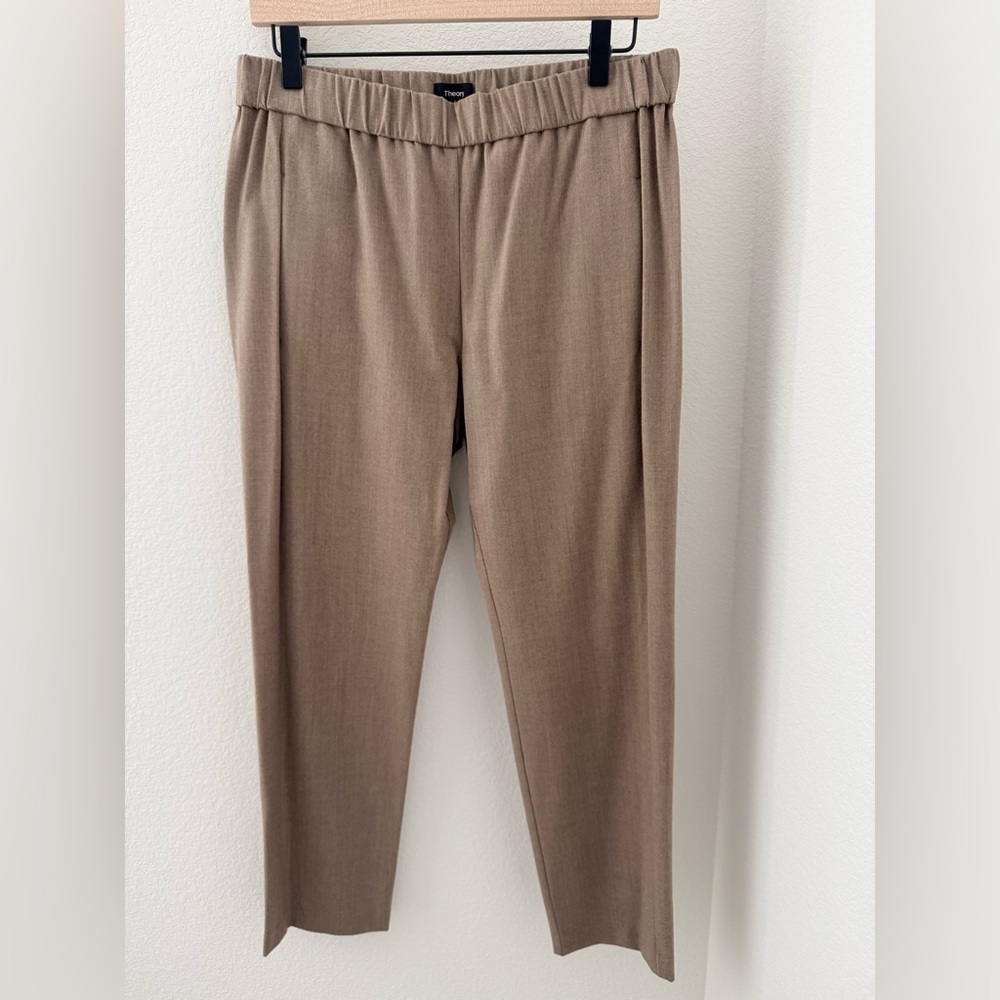 Theory Light Brown Trousers